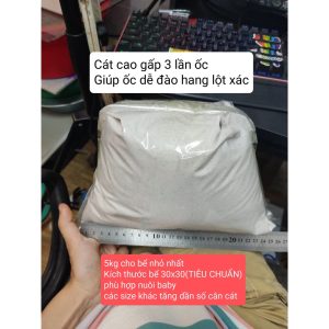 Cát trắng thủy sinh bịch 1000 gram