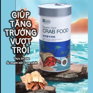 Thức ăn cho ốc mượn hồn và cua cảnh cung cấp đầy đủ chất dinh dưỡng cần thiết