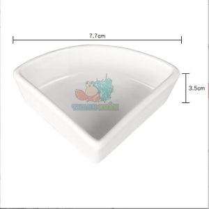 Bát đựng thức ăn chén đựng nước hình tam giác nhiều màu