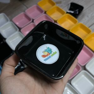 Bát nước chén nước 6 màu chất liệu sứ dành cho ốc mượn hồn