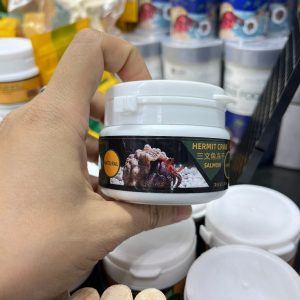 Thức ăn cho ốc mượn hồn 150ml sấy khô các loại : Khoai tím, cà rốt, bí ngô, Cá Hồi, tôm cá