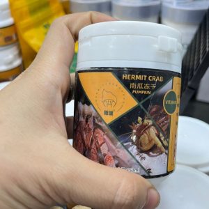 Thức ăn cho ốc mượn hồn 150ml sấy khô các loại : Khoai tím, cà rốt, bí ngô, Cá Hồi, tôm cá