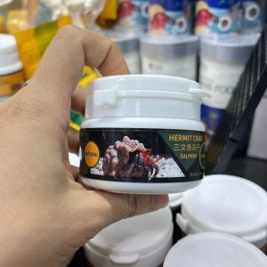 Thức ăn cho ốc mượn hồn 150ml sấy khô các loại : Khoai tím, cà rốt, bí ngô, Cá Hồi, tôm cá