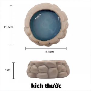 Bát nước giếng xanh mô phỏng thời đồ đá