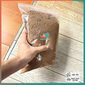 Mụn Xơ Dừa Khô lót nền cho Ốc Mượn Hồn