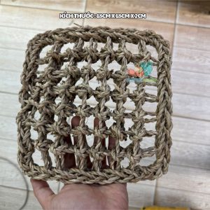 Tấm lưới cói làm hang trú và làm võng ngủ cho thú cưng nhỏ