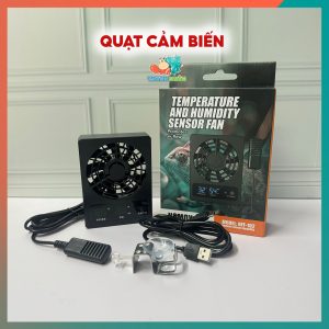 Quạt cảm biến giảm độ nóng cho ốc và một số thú cưng khác