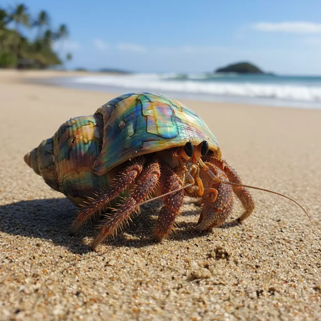 Ốc mượn hồn Cavipes sở hữu bảng màu đa dạng và vô cùng cuốn hút