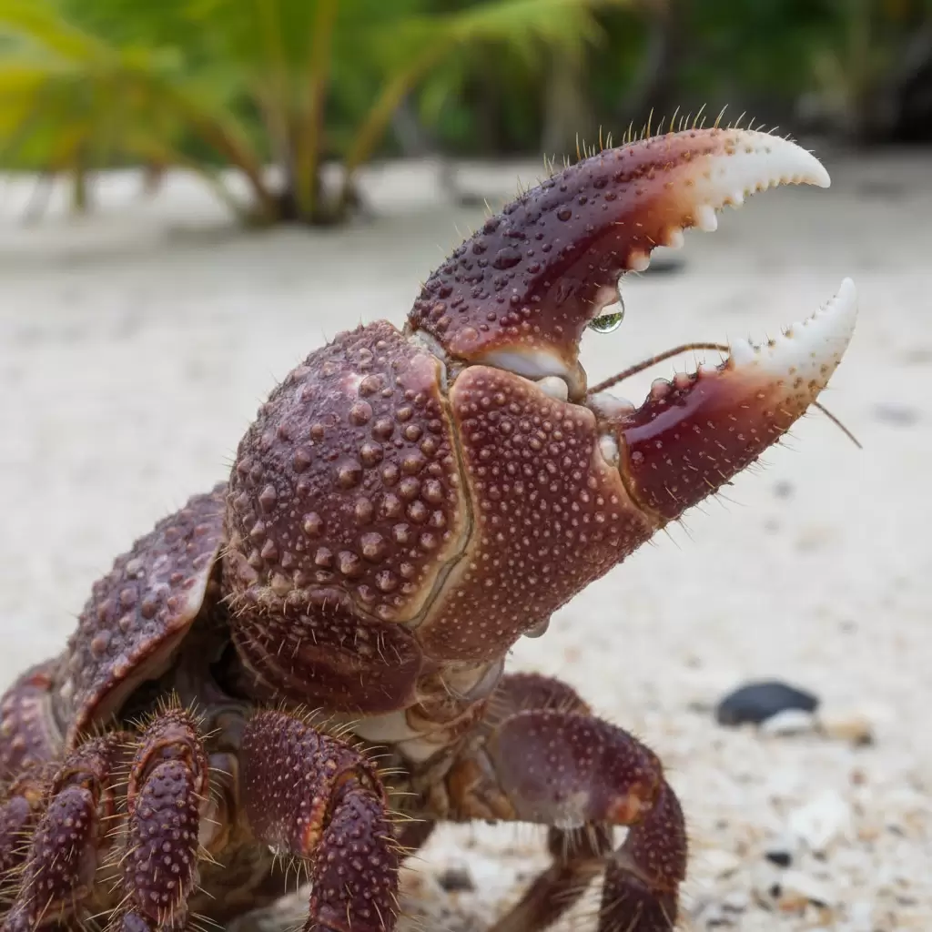 Chiếc càng lớn của ốc mượn hồn là công cụ tự vệ có thể gây kẹp nhẹ