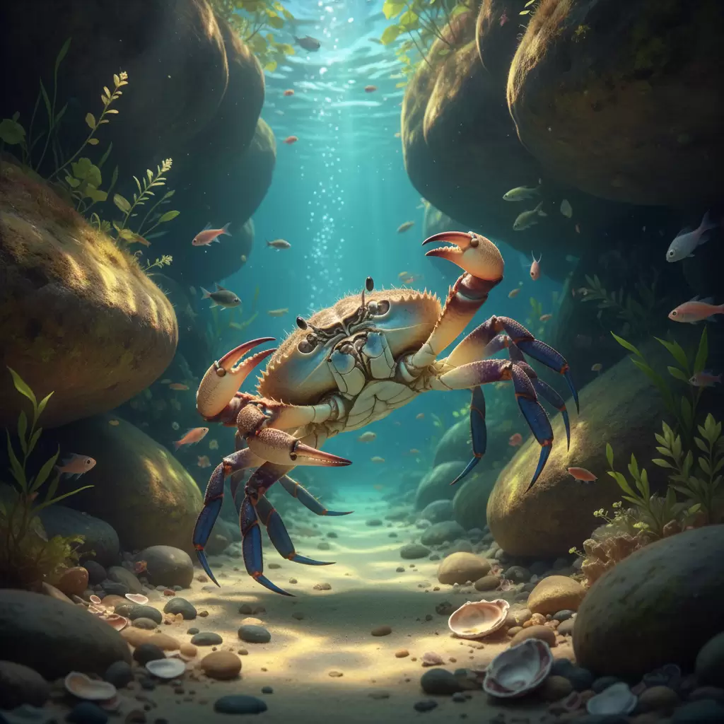 Quá trình lột xác đòi hỏi môi trường yên tĩnh và đầy đủ khoáng chất