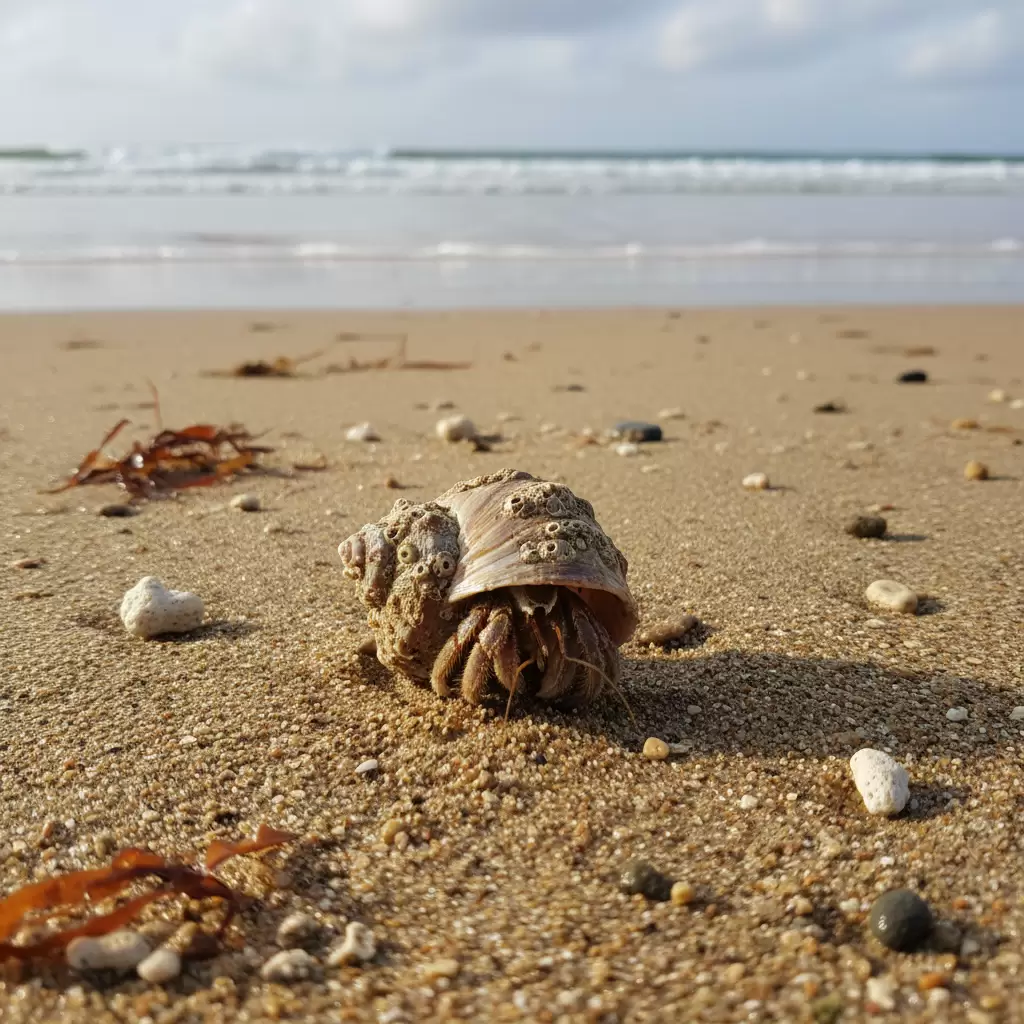 Ốc mượn hồn rút sâu vào vỏ là dấu hiệu của việc nhiệt độ môi trường không đạt chuẩn