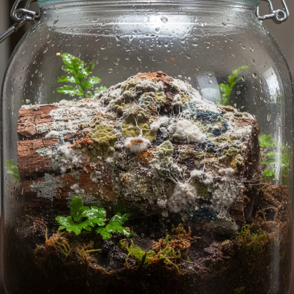 Sự xuất hiện của nấm mốc là dấu hiệu cảnh báo môi trường nuôi đang bị ô nhiễm