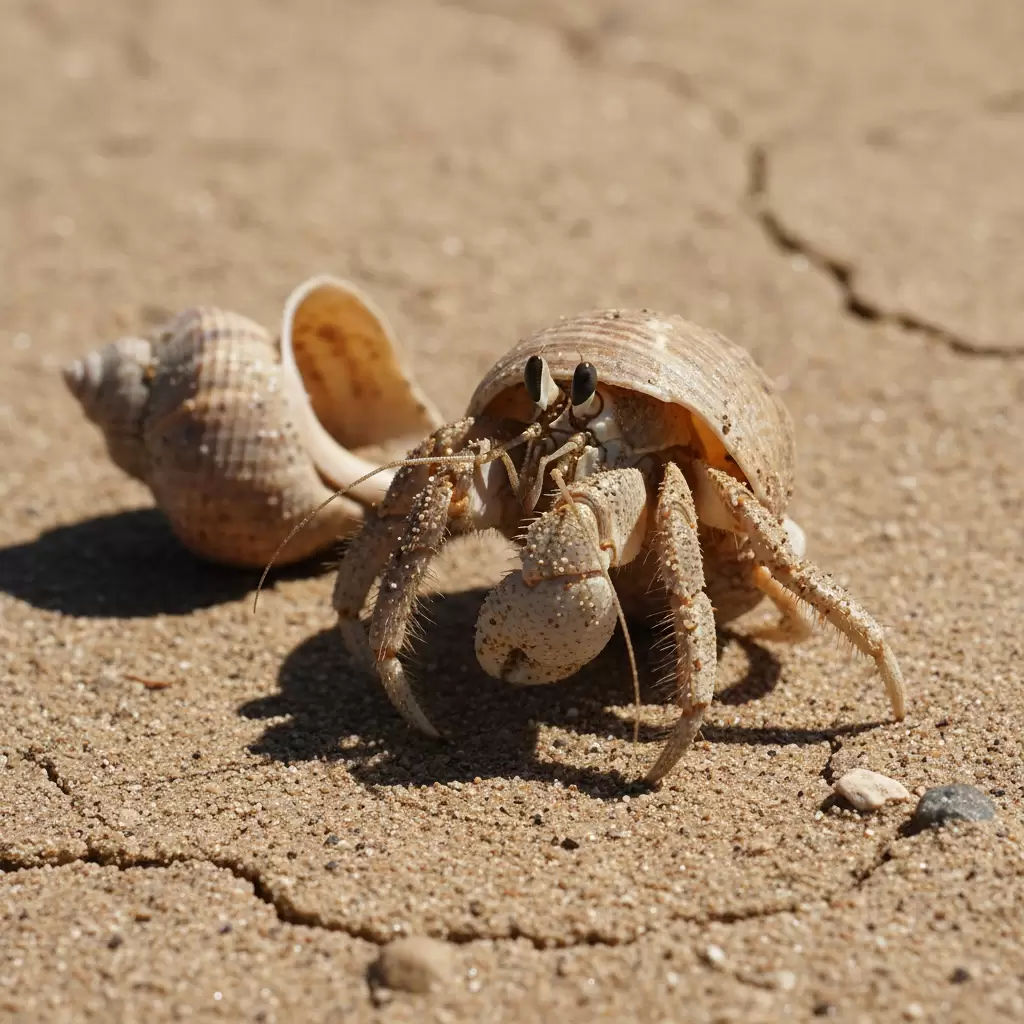Môi trường sống không phù hợp là nguyên nhân chính khiến ốc mượn hồn muốn trốn thoát