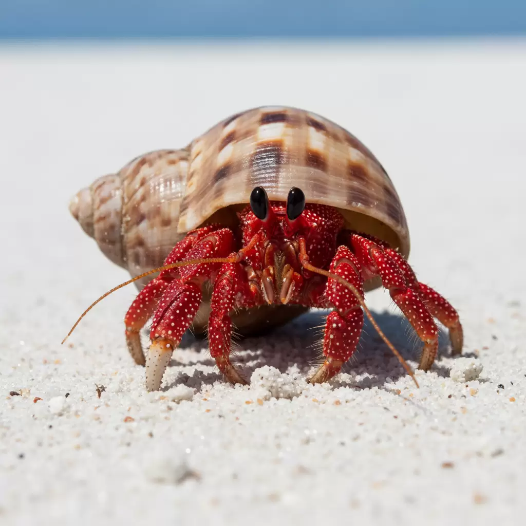 Ốc mượn hồn Dâu Tây Coenobita perlatus  biểu tượng của sự sang trọng trong giới sưu tầm