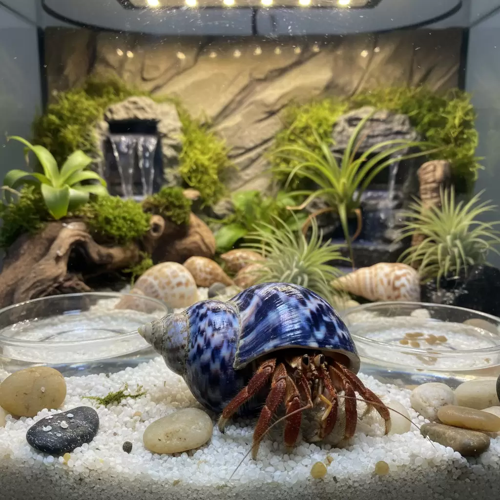 Ốc mượn hồn là thú cưng độc đáo đang rất được ưa chuộng tại Hà Nội