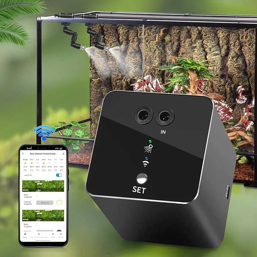 Hệ thống Terrarium thông minh tích hợp công nghệ cảm biến tự động hóa hoàn toàn