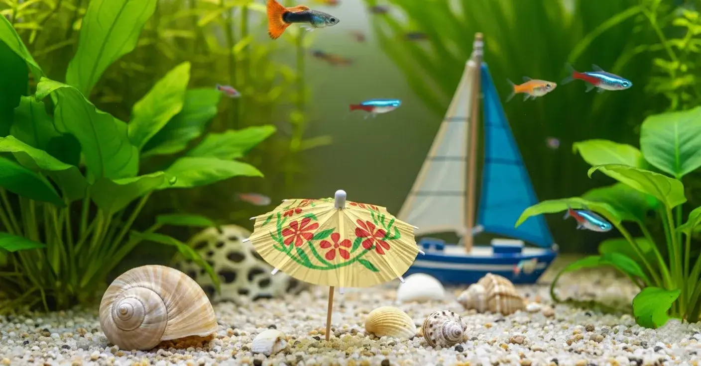 Một bể thủy sinh được thiết kế đẹp mắt là chìa khóa để tối ưu hóa hiệu quả giảm stress