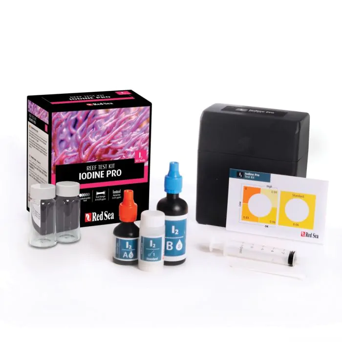 iodineprotestkit_contents Kiểm soát các chỉ số hóa học trong nước là chìa khóa để duy trì sức khỏe cho ốc