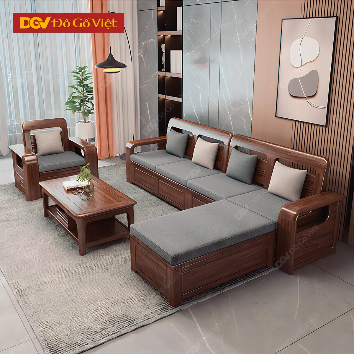 mau-ghe-sofa-phong-khach-dep-phong-cach-toi-gian-tre-trung3291433goc-l-va-ghe-don-3 Sự kết hợp hoàn hảo giữa màu sắc và cấu trúc xoắn ốc tự nhiên của Vỏ Ốc Hồng Sakura Flame Red