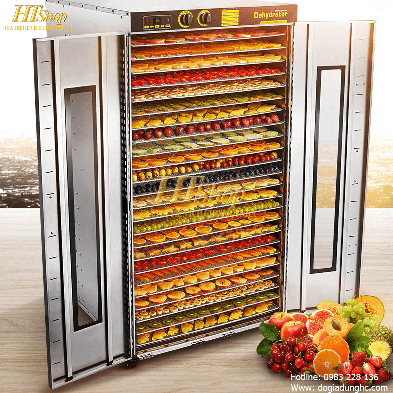 Công nghệ sấy tiên tiến giúp lưu giữ trọn vẹn giá trị dinh dưỡng của trái cây