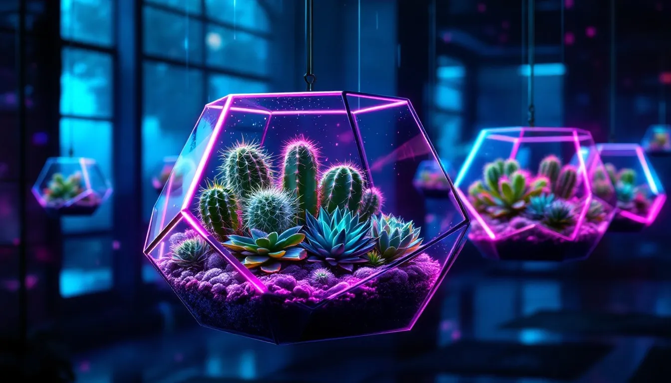 Phong cách Cyberpunk huyền bí được tái hiện qua ánh sáng từ ốc Neon LED RGB