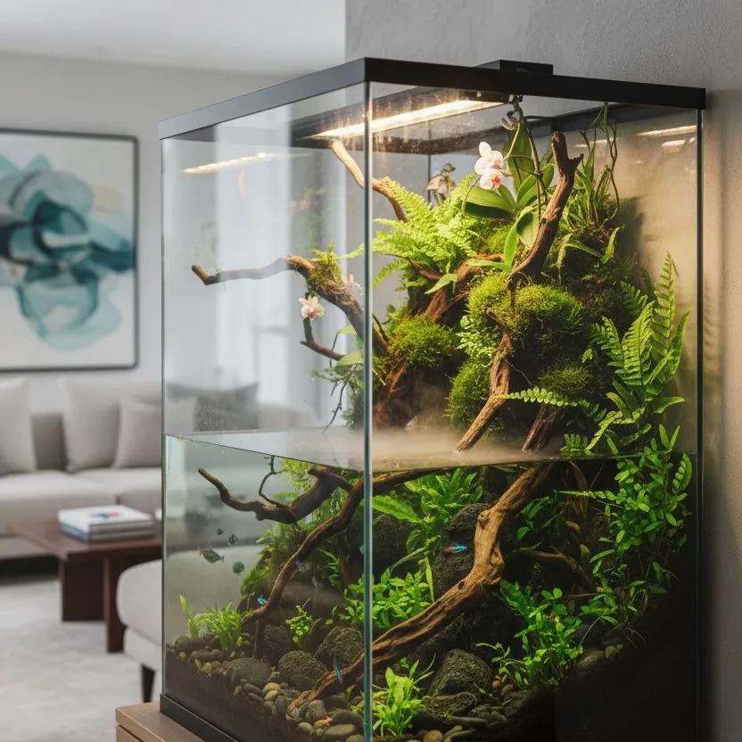 Sự kết hợp hoàn hảo giữa nghệ thuật Terrarium và không gian kiến trúc hiện đại năm 2026