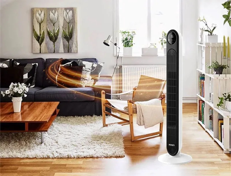 Vị trí đặt máy sưởi tối ưu giúp lan tỏa hơi ấm đều khắp căn phòng