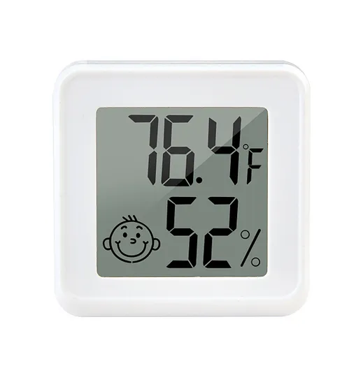 Màn hình Eink sắc nét với biểu tượng cảm xúc thông minh trên nhiệt ẩm kế Xiaomi